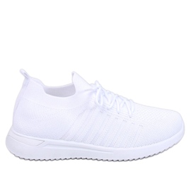 Scarpe sportive a calzino Sharpe bianche bianco