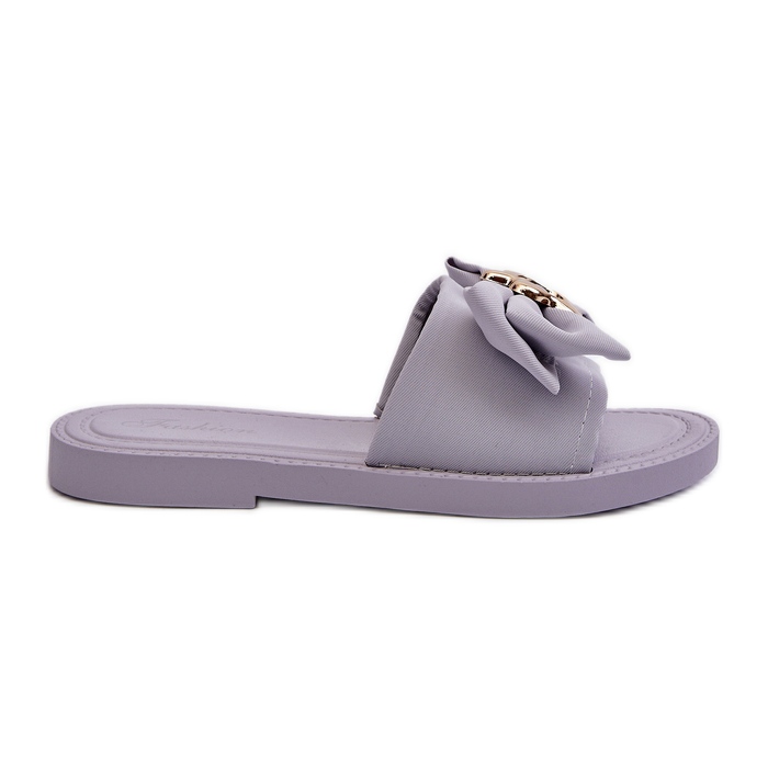 Infradito da donna color lavanda con fiocco Arsicada viola
