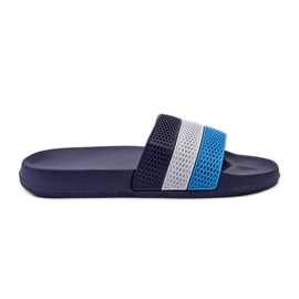 Infradito classiche da uomo con cinturini, Sylri blu navy