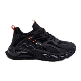 Scarpe da ginnastica da uomo HI-POLY System Big Star Scarpe sportive NN174382 Nere nero