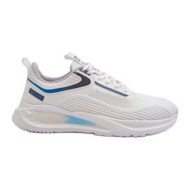 Scarpe sportive da uomo sistema HI-POLY Big Star NN174374 bianche bianca