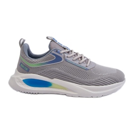 Scarpe sportive da uomo sistema HI-POLY Big Star NN174372 Grigio