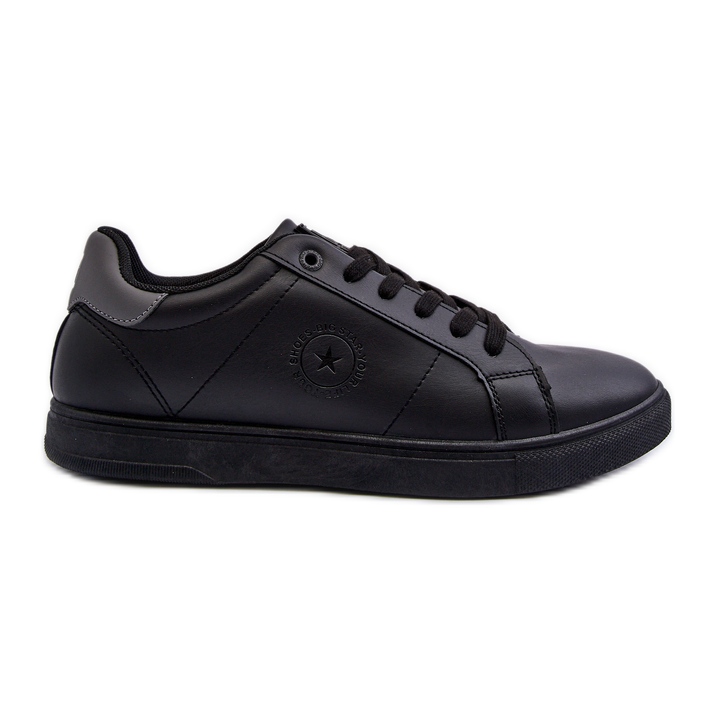 Sneakers Basse da Uomo Eco Pelle Big Star NN174284 Nero
