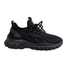 Scarpe da ginnastica da uomo Big Star con sistema HI-POLY NN174467 Nere nero