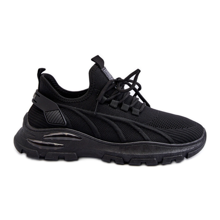 Scarpe da ginnastica da uomo Big Star con sistema HI-POLY NN174467 Nere nero