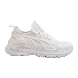 Scarpe da ginnastica da uomo Big Star con sistema HI-POLY NN174468 Bianche bianca