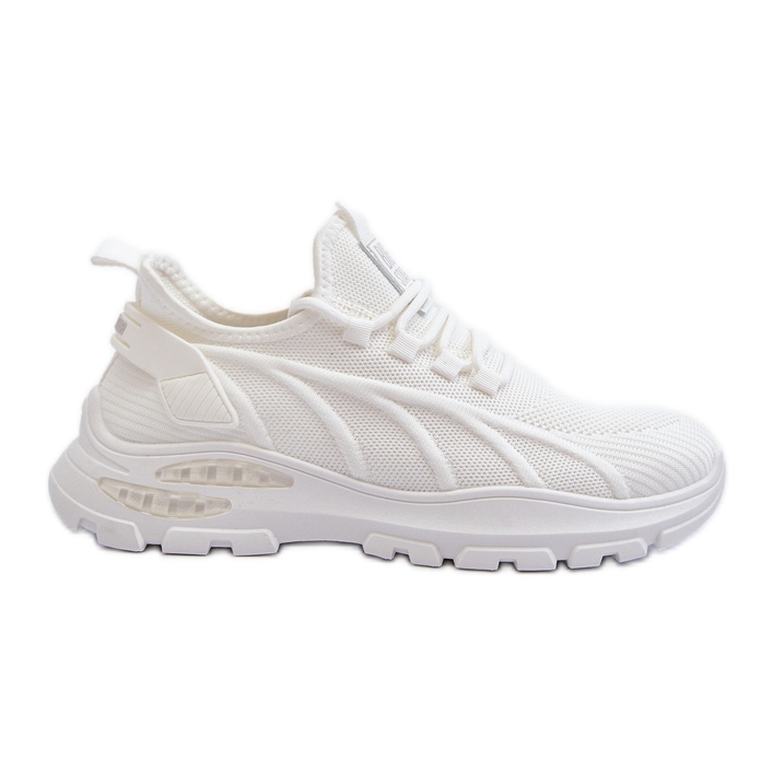 Scarpe da ginnastica da uomo Big Star con sistema HI-POLY NN174468 Bianche bianca