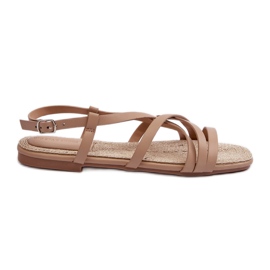 Sandali piatti da donna Big Star NN274012 Beige