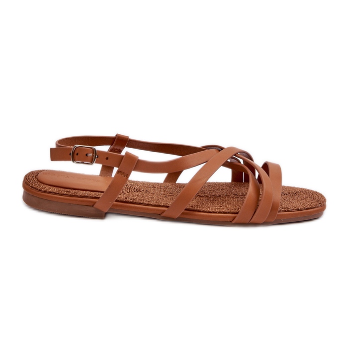 Sandali piatti da donna Big Star NN274013 Cammello marrone