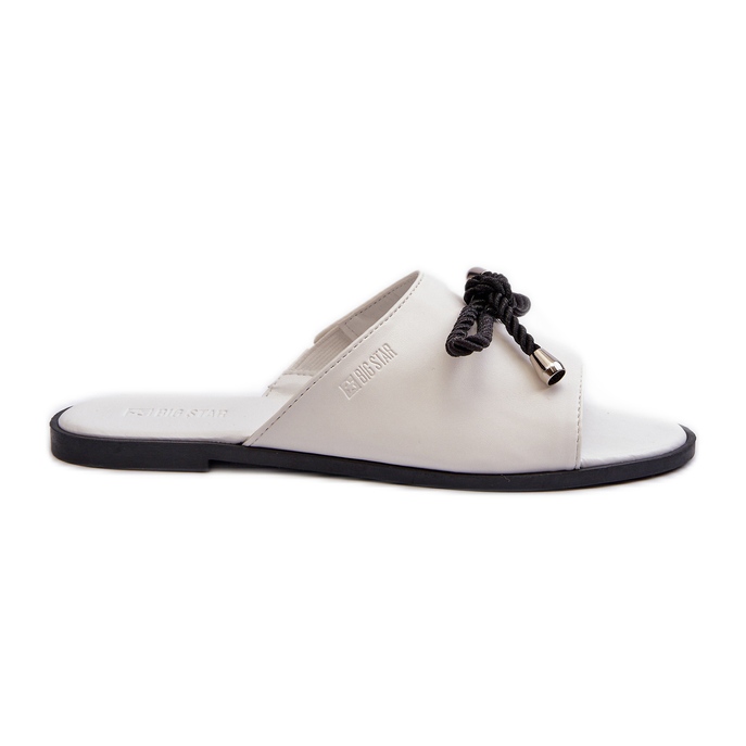 Infradito da donna in ecopelle Big Star NN274067 Bianco bianca