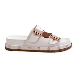 Infradito da donna sulla piattaforma Big Star NN274081 Bianco bianca