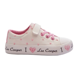 Scarpe da ginnastica da ragazza Lee Cooper LCW-24-02-2159 Bianco