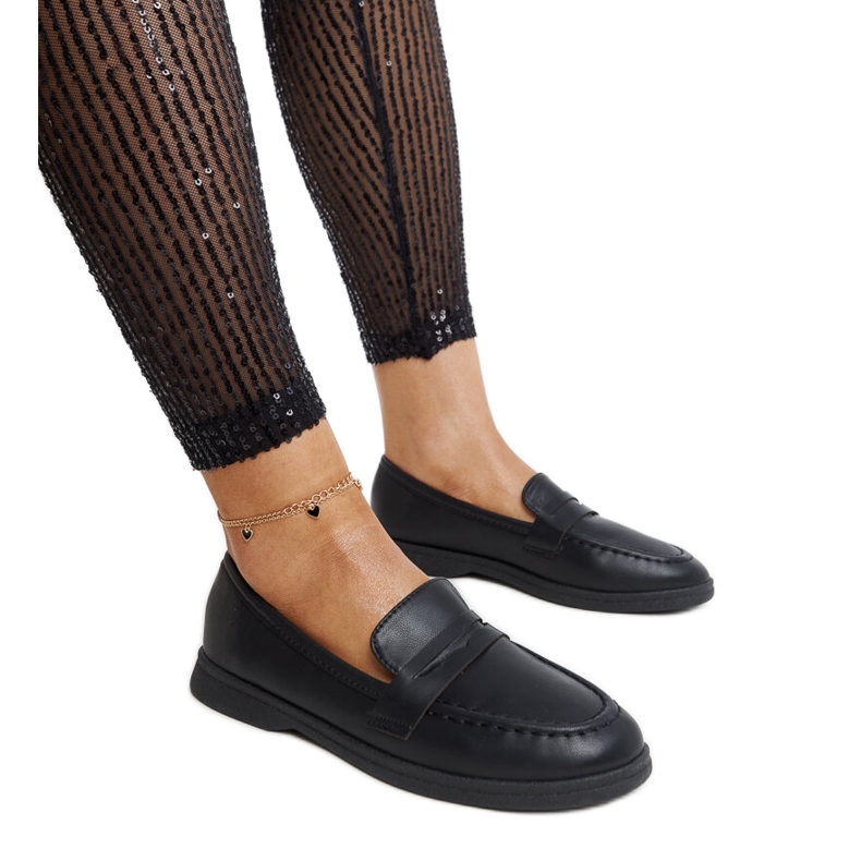 Mocassini Nawrah classici neri nero