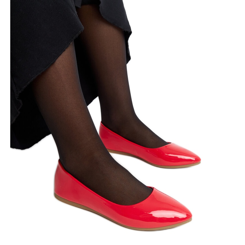 Ballerine in vernice rossa di Brankica rosso
