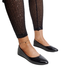 Ballerine in vernice nera di Brankica nero