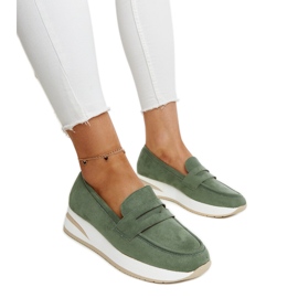 Scarpe sportive Venla in camoscio verde
