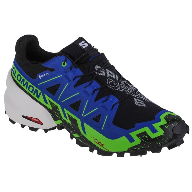 Scarpe da corsa Salomon Spikecross 6 Gtx M 472687 blu
