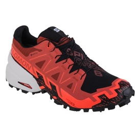 Scarpe da corsa Salomon Spikecross 6 Gtx M 472707 rosso