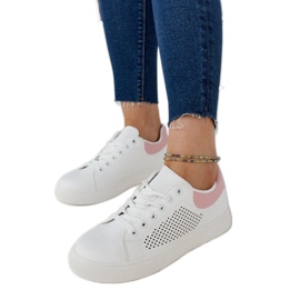 Sneaker Semhar bianche traforate bianco