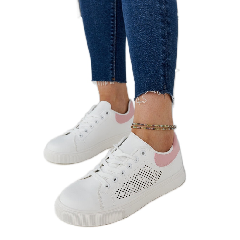 Sneaker Semhar bianche traforate bianca