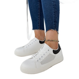 Sneaker Semhar bianche traforate bianco