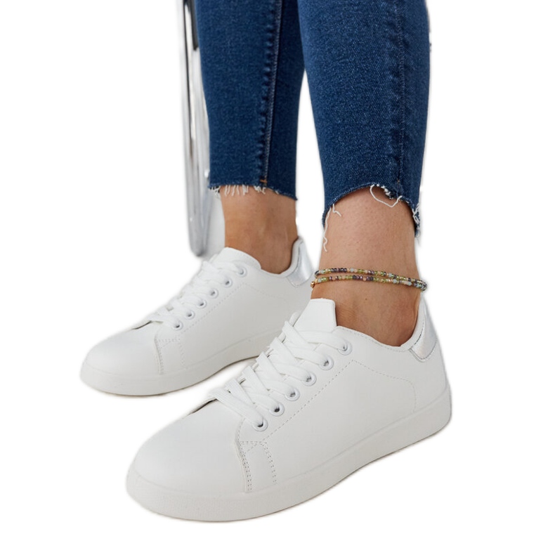 Sneakers bianche con plateau di Hagosa bianca