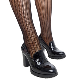 Décolleté in vernice nera con tacco alto Licoletta nero