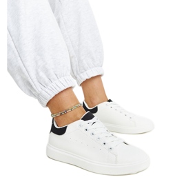 Sneakers bianche con plateau Ariam bianco