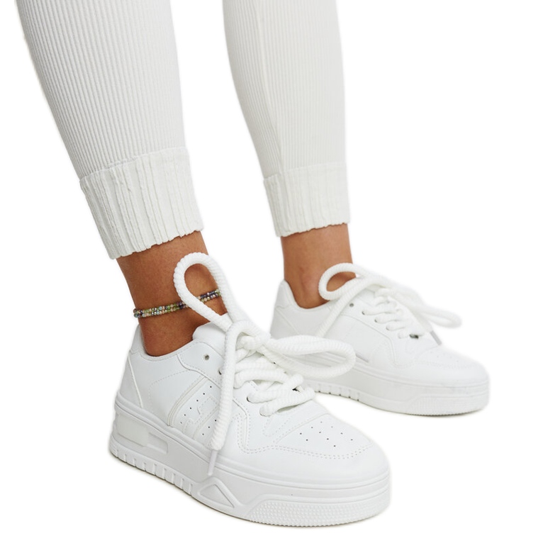 Sneaker bianche con spessa suola Galit bianca