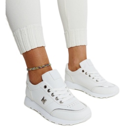 Sneakers bianche con spessa suola Kincheloe bianca