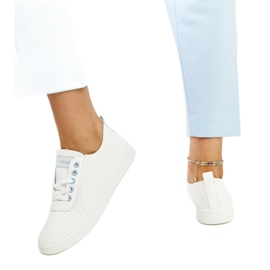 Sneakers Yusra in ecopelle bianca bianco