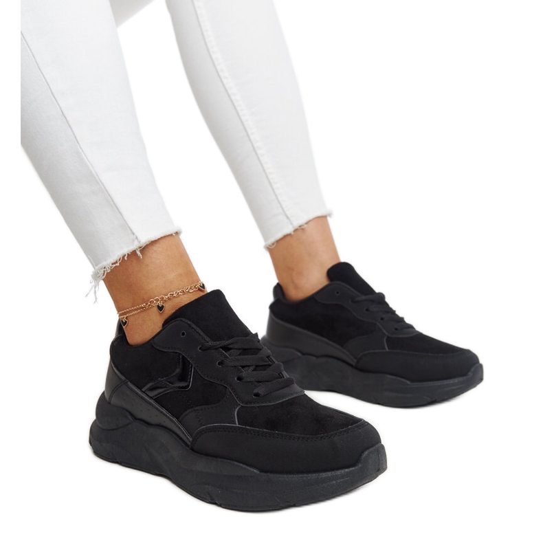 Sneakers nere con plateau Nereida nero