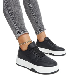 Sneakers nere con suola spessa Rafida nero