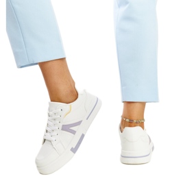 Sneakers bianche con colore Zorica bianca
