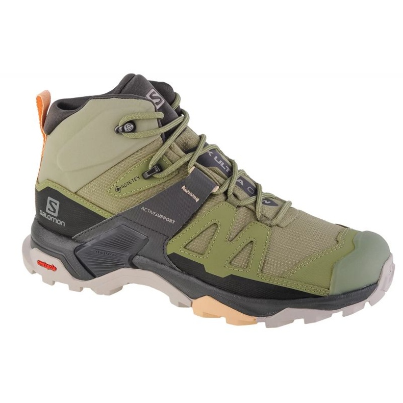 Scarpe Salomon X Ultra 4 Mid Gtx 416251 verde