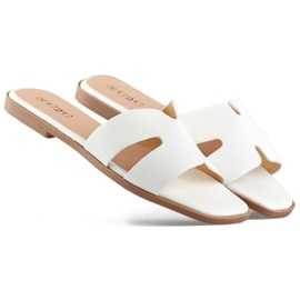 Infradito classiche da donna casual bianche bianco