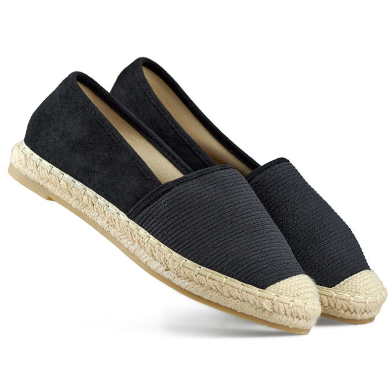 Espadrillas classiche da donna nere nero