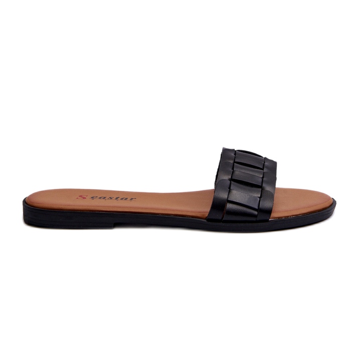Seastar Flat femminile -Alta con le pantofole a ruote nero