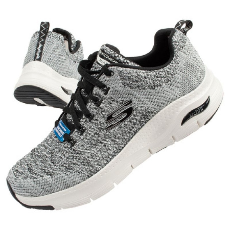 Scarpe Skechers Arch Fit 232041/WBK grigio