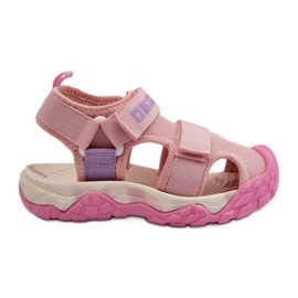 Sandali con velcro da ragazza Big Star NN374234 Rosa