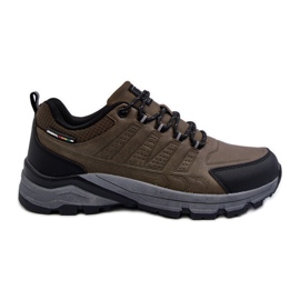 Scarpe da trekking da uomo McBraun color kaki verde
