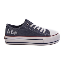 Sneakers Da Donna Con Suola Spessa Lee Cooper LCW-24-31-2220 Blu Navy