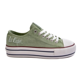 Sneakers Da Donna Con Suola Spessa Lee Cooper LCW-24-31-2217 Verde
