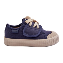 Sneakers da bambino HI-POLY System Big Star NN374016 Blu navy