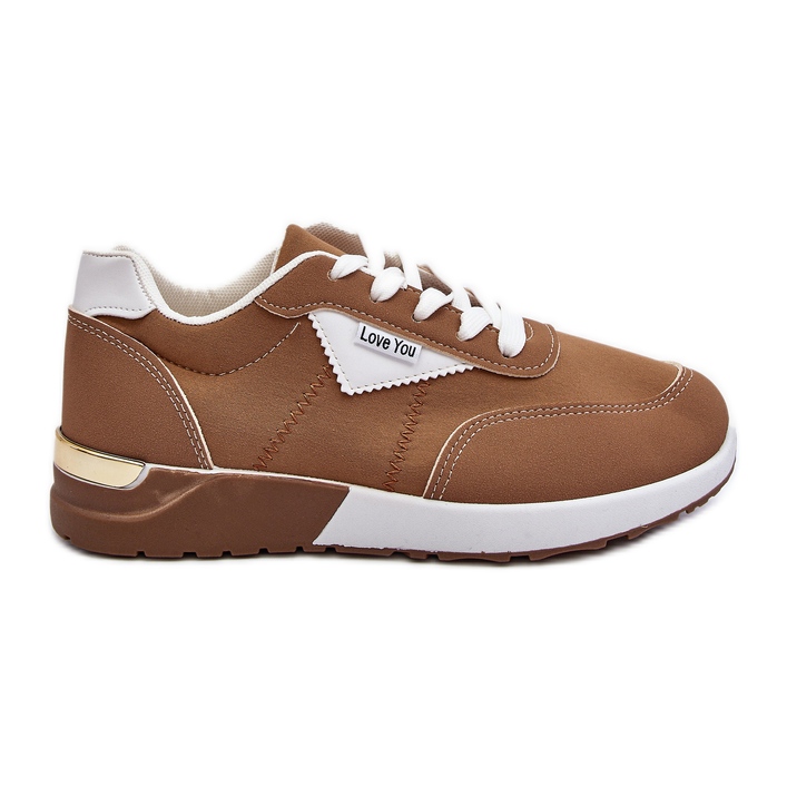Scarpe Sneakers Sportive da Donna Marrone Vovella