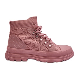 Sneakers da Donna con Tomaia Elastica, Kalyne Rosa