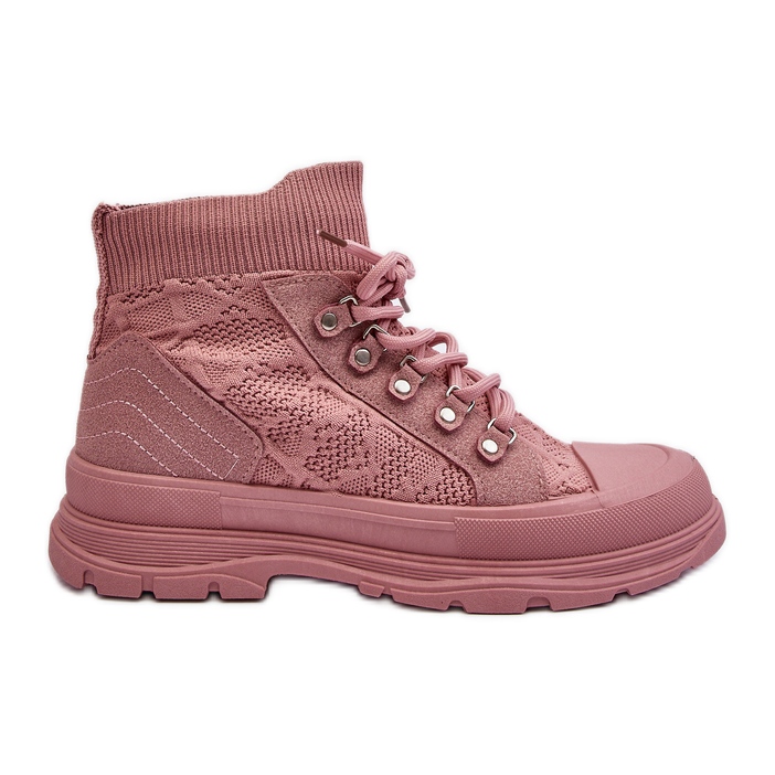 Sneakers da Donna con Tomaia Elastica, Kalyne Rosa