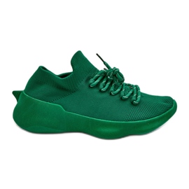 Scarpe sportive slip-on da donna verdi Juhitha verde