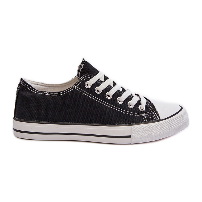 Sneakers Basse Classiche da Donna Nere Caelira nero