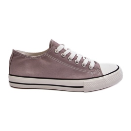 Sneakers Basse Classiche da Donna Grigie Caelira grigio